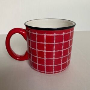 Hallmark Red Plaid Mug – Cozy Checkered Design